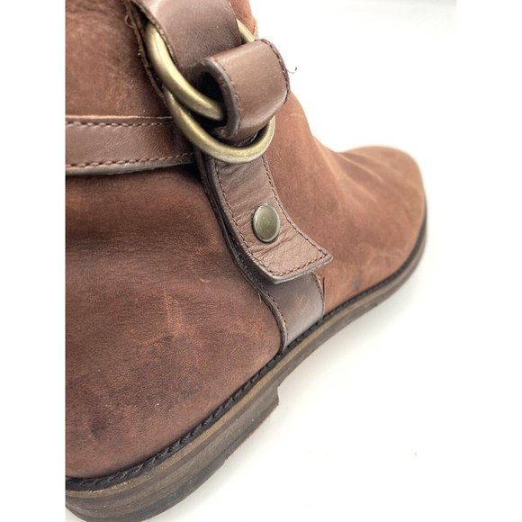 Cole Haan Women’s Leather Knee High Boots Brown‎ Distressed Size 8.5 B - Picture 15 of 16